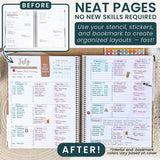 2027 Hard Cover Planner - 8.5" x 11" size