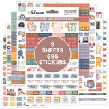 Mom School Age Kids Sticker Pack