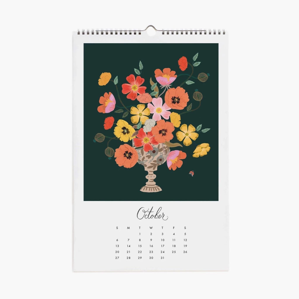Flower Studies 2024 Wall Calendar