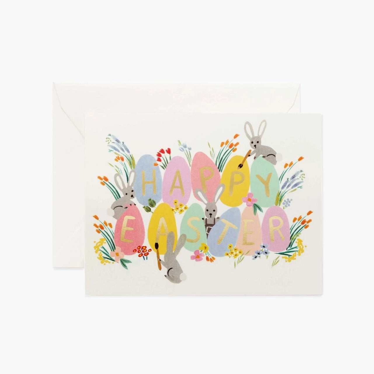 Easter Eggs Greeting Card