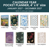 2027 Pocket Planner 4" x 6" size