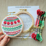 "Deck the Halls" Holiday Ornament Kit - Beginner Friendly