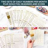 Foil Calendar Essentials Sticker Pack