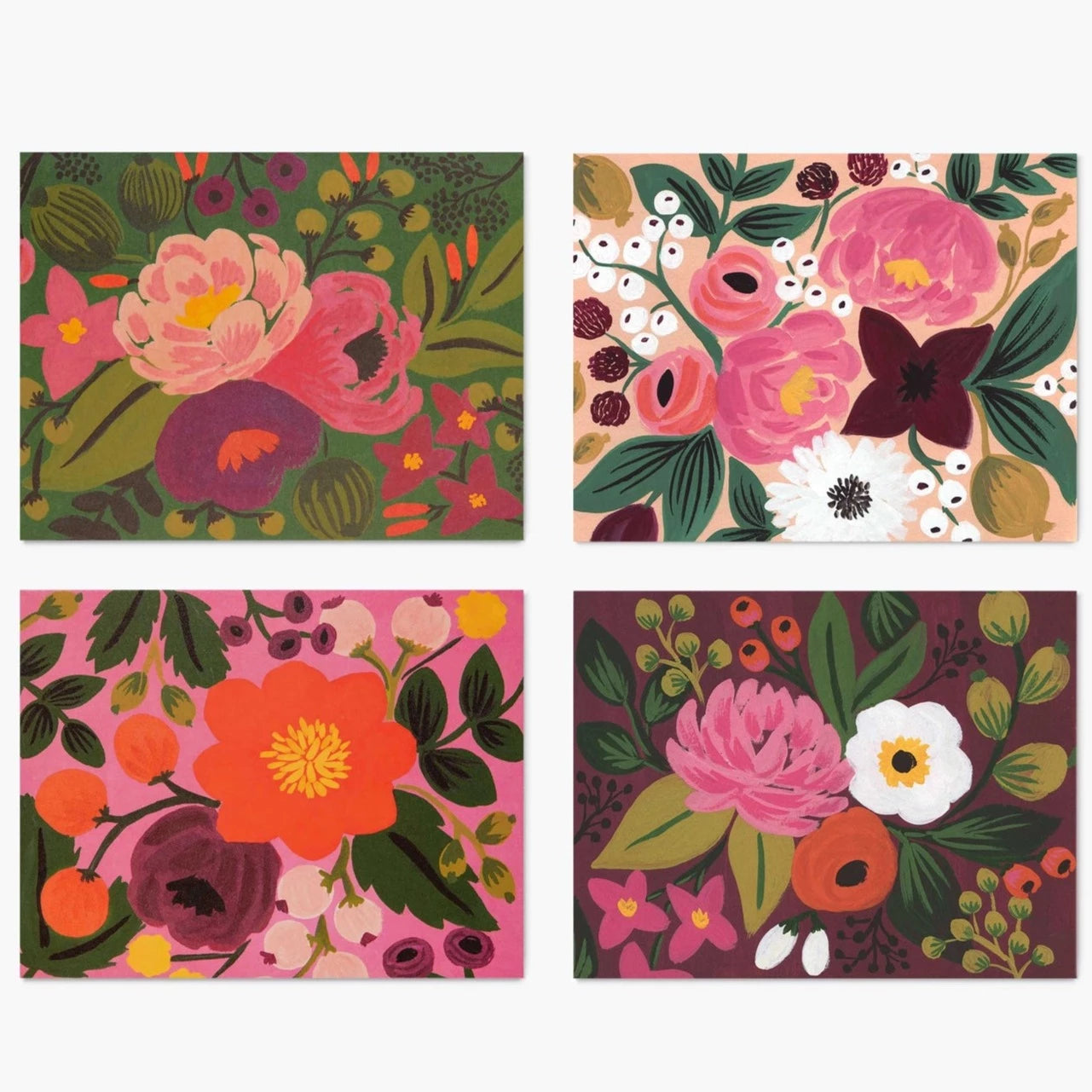 Vintage Blossoms Assorted Card Set