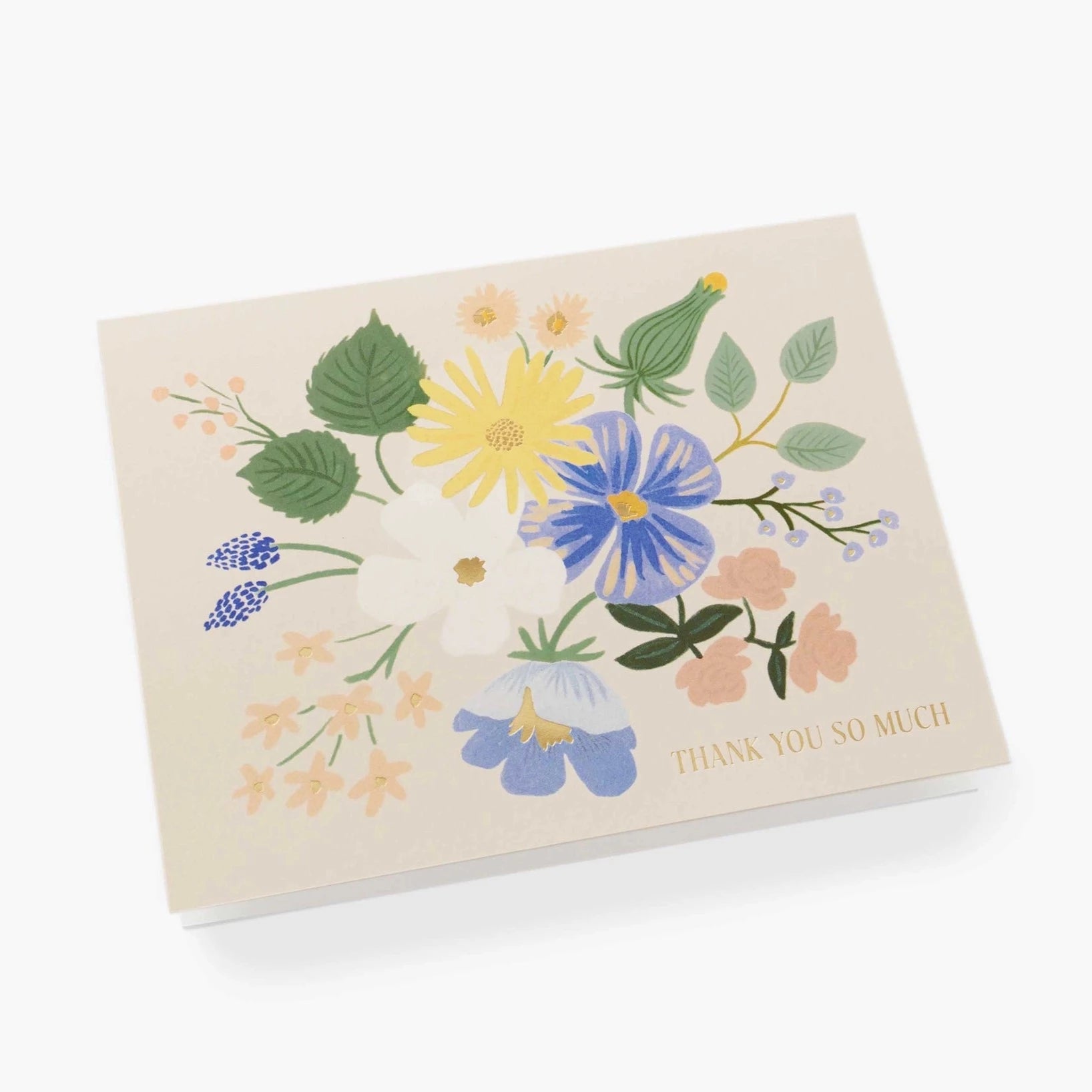 Garden Party Blue Thank You Greeting Card Boxed Set