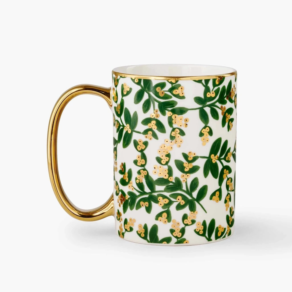 Mistletoe Porcelain Mug