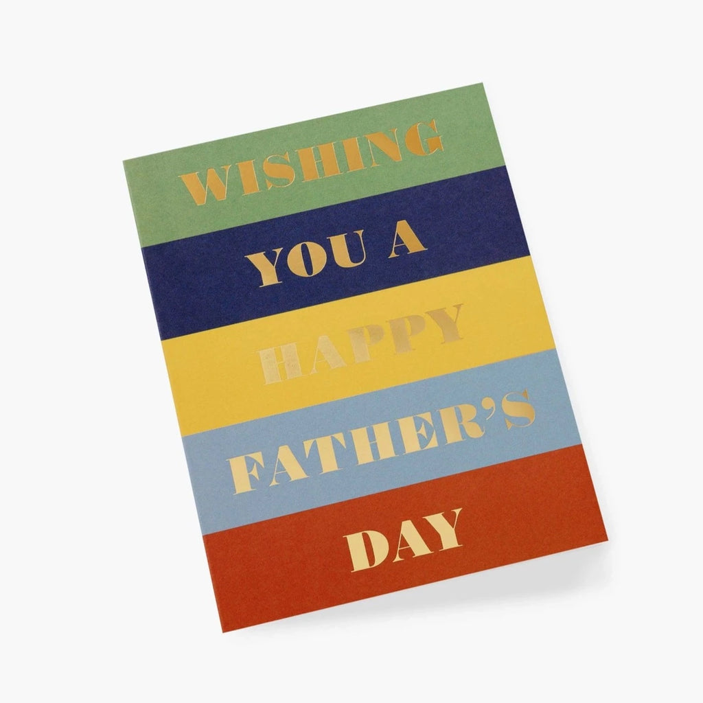 Color Block Father's Day Greeting Card