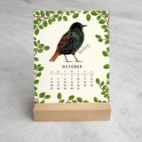 2027 Desk Calendar, Birds