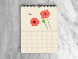 2027 Monthly Calendar, Botanicals