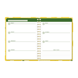 Denik - Lemon Grid Hardcover Undated Planner