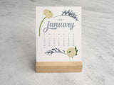 2027 Desk Calendar, Wildflower