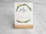 2027 Desk Calendar, Wildflower
