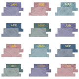 Monthly Planner Tab Sticker Set