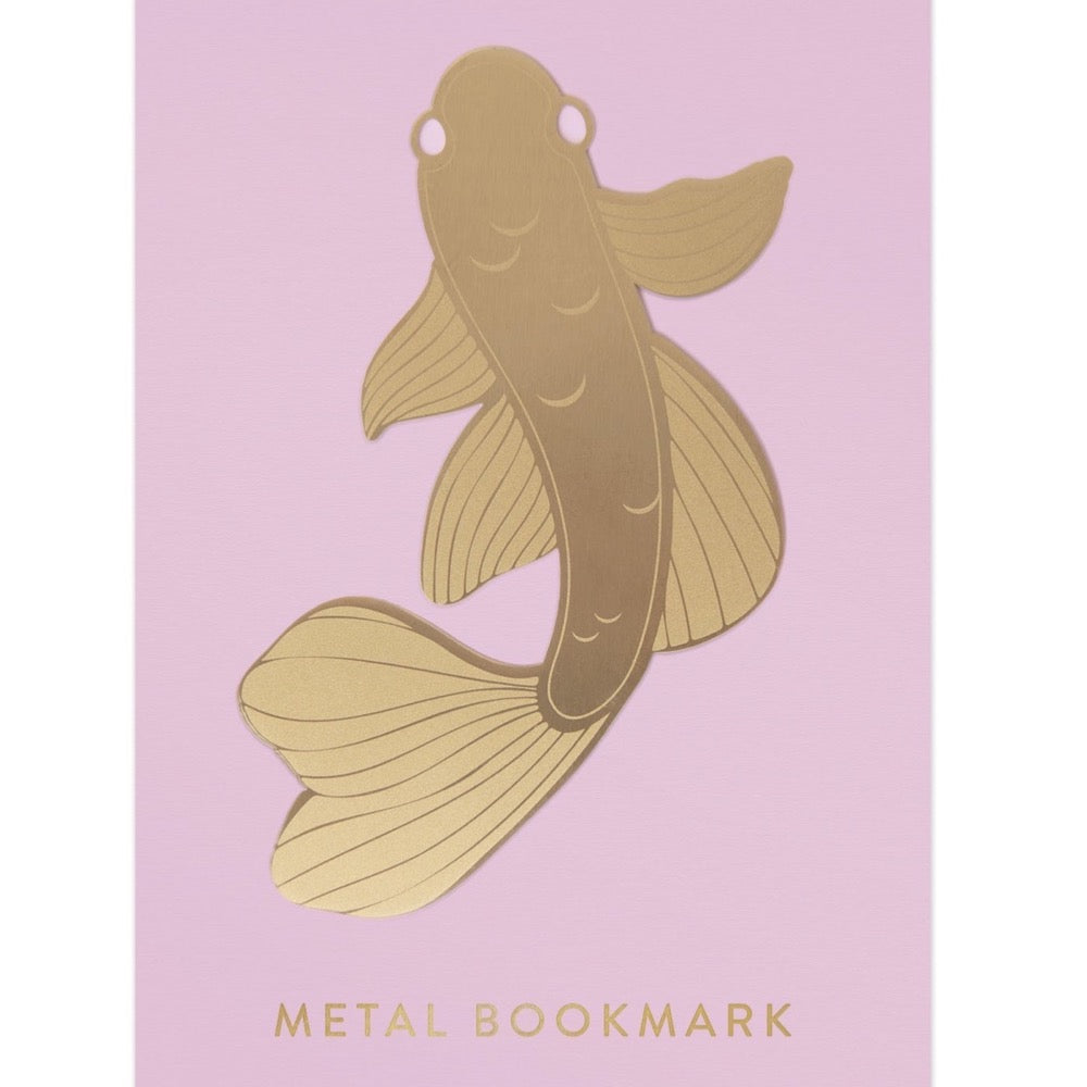 fish and bird box Koi Fish Metal Bookmark