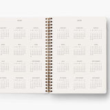 Flores 2024 12-Month Softcover Spiral Planner