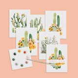 Desert Botanicals - All-in-One Watercolor Art Prints + Postcards