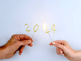 TOPS Malibu - Mini 4" Gold Number Sparkler Wand Card - Singles