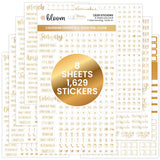 Foil Calendar Essentials Sticker Pack