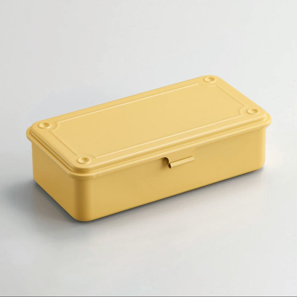 Yellow Steel Stackable Storage Box