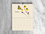 2027 Monthly Calendar, Botanicals