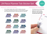 Monthly Planner Tab Sticker Set
