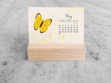 2027 Mini Desk Calendar, Butterflies