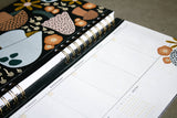 Denik - Mushroom Bloom 2-Year Undated Desk Planner
