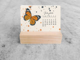 2027 Mini Desk Calendar, Butterflies