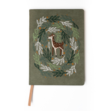 Denik - Deer Embroidered Journal Notebook