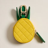 Genuine Leather Pineapple Coin Purse / Keychain / Bag Charm