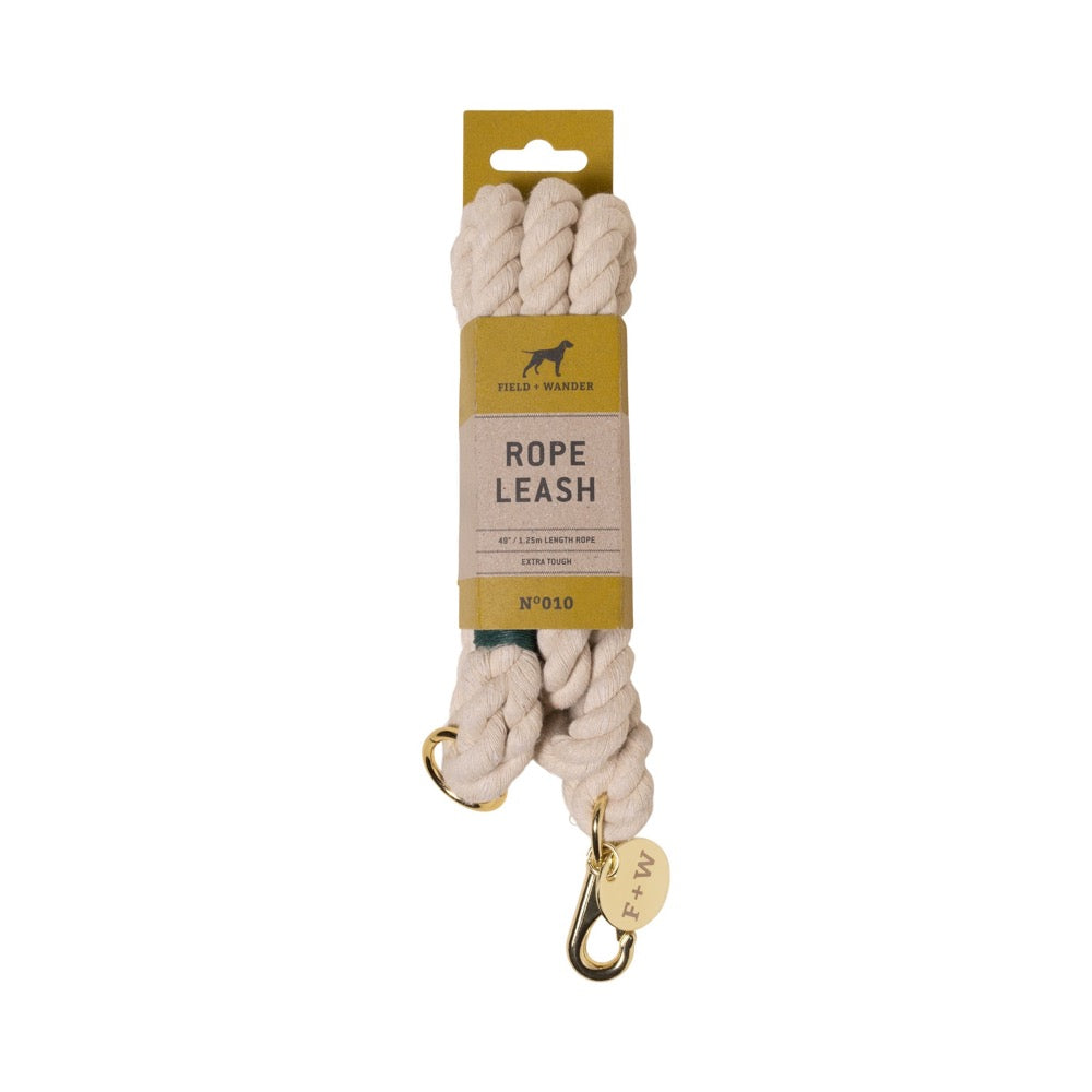 Natural Cream - Rope Leash