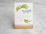 2027 Desk Calendar, Wildflower