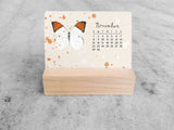 2027 Mini Desk Calendar, Butterflies