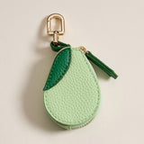 Genuine Leather Avocado Coin Purse / Keychain / Bag Charm