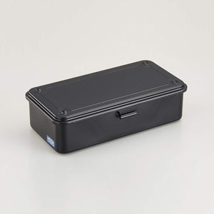 Black Steel Stackable Storage Box