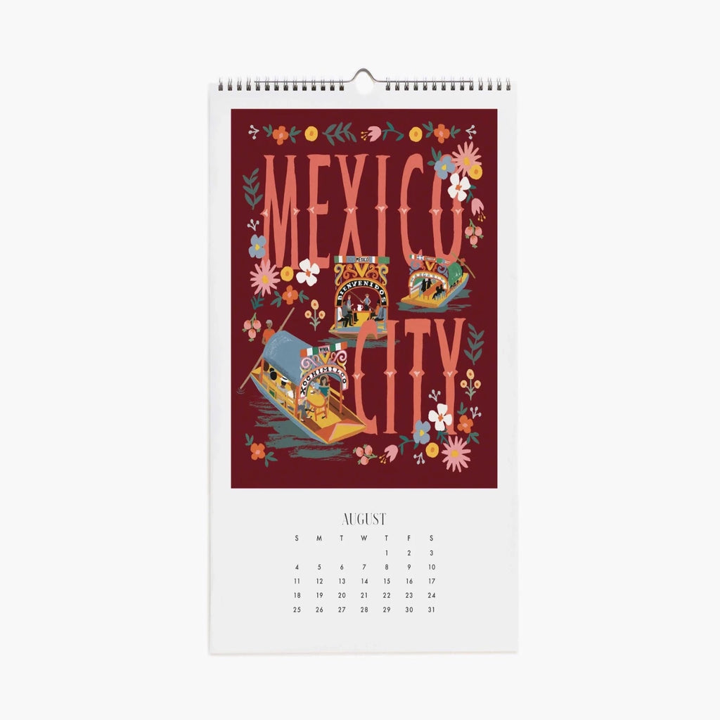 Greetings From Around the World 2024 Wall Calendar