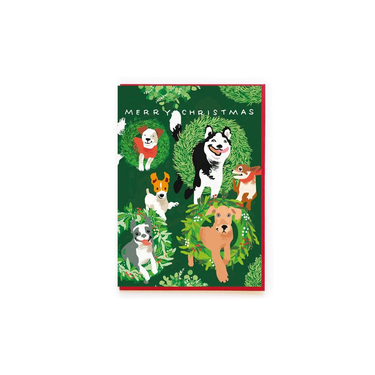 Christmas Dogs card