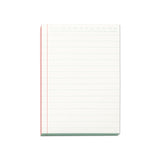 Colorblock Notepad - Coral & Blue