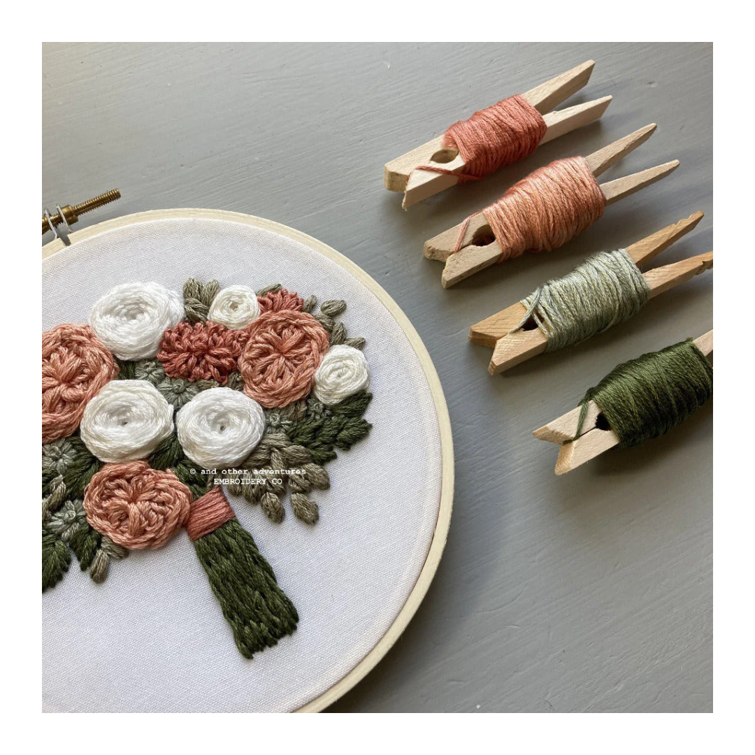 Evangeline Bouquet Hand Embroidery Kit