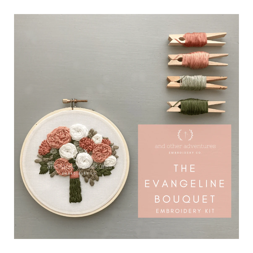 Evangeline Bouquet Hand Embroidery Kit