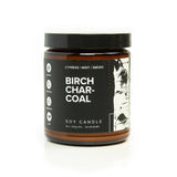 Birch Charcoal Soy Candle 9 Oz.