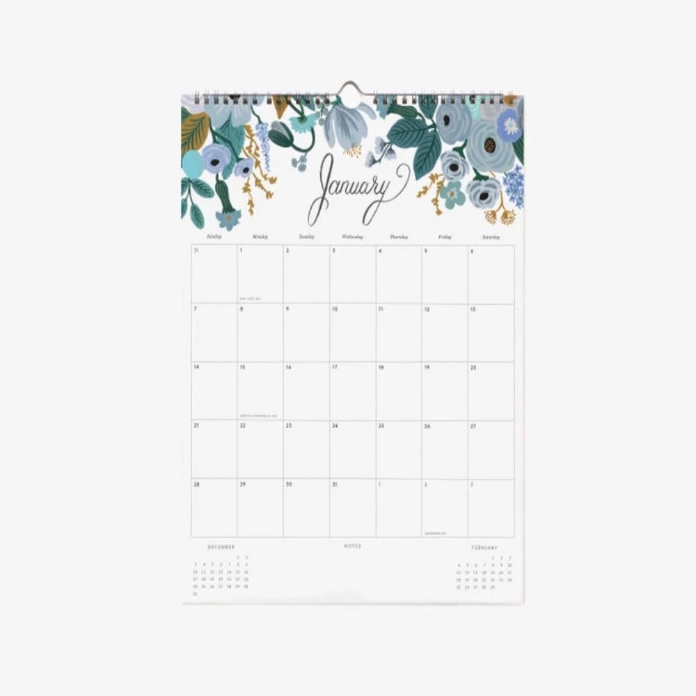 Peacock 2024 Appointment Wall Calendar