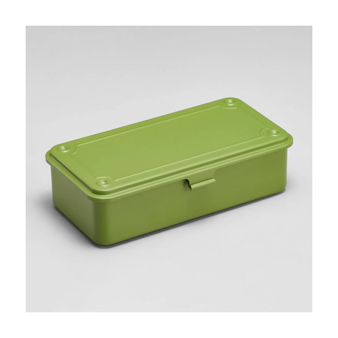 Japanese Tea Green Steel Stackable Storage Box