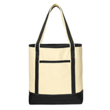 Port Authority® Large Cotton Canvas Tote