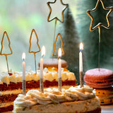 Big 8" Gold Number Sparkler Wand Card - Singles