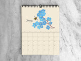 2027 Monthly Calendar, Botanicals