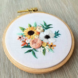 Cozy Harvest Beginner Embroidery Kit - Beginner Friendly