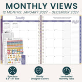 2027 Hard Cover Planner - 8.5" x 11" size