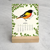 2027 Desk Calendar, Birds
