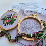 Raccoon Hand Embroidery Kit - Intermediate
